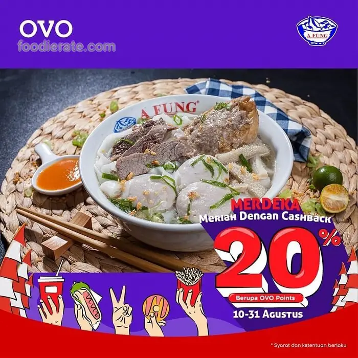 Promo A Fung Baso Sapi Asli Dengan Ovo Diskon 20 Foodierate