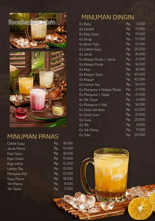 Daftar Harga Menu Ayam Goreng Ny. Suharti 2024 | Foodierate