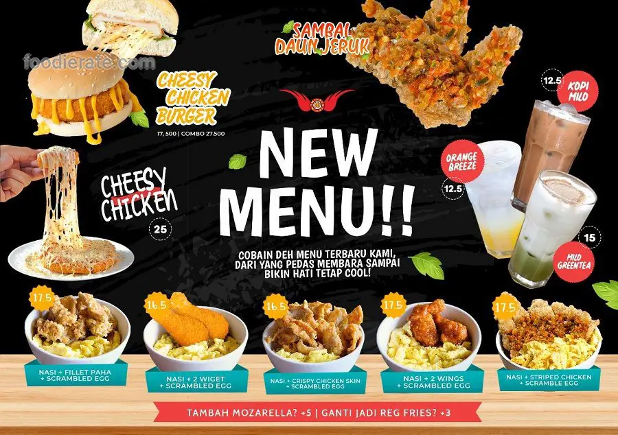 Wingz O Wingz Antapani Daftar Harga Menu Wingz O Wingz, 49% OFF