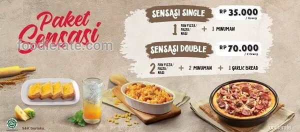 Promo Pizza Hut Paket Sensasi Hemat Hanya 35 Ribu Per Orang Foodierate