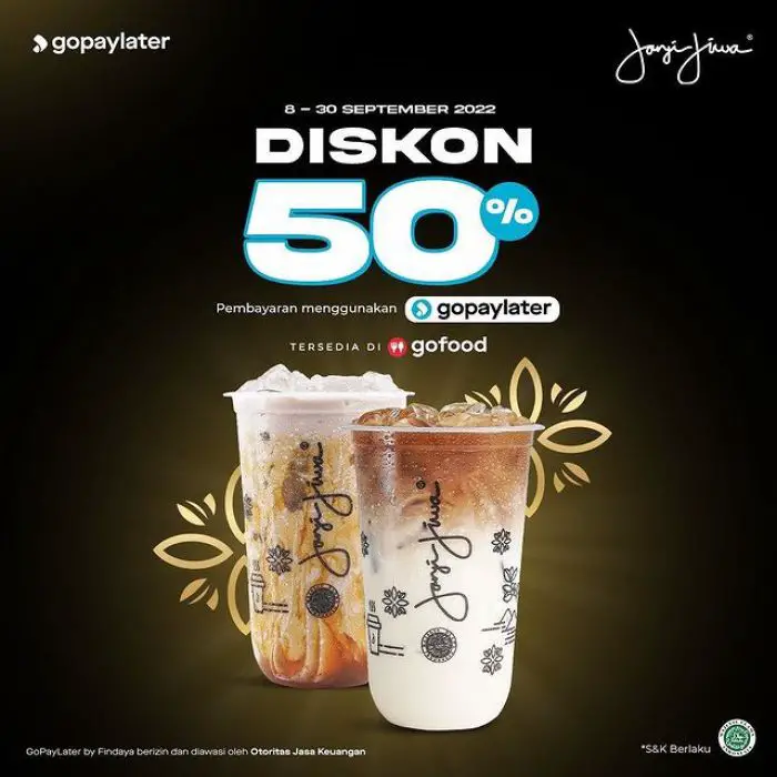 Promo Kopi Janji Jiwa Go Food Diskon 50 Dengan Gopay Foodierate 2688