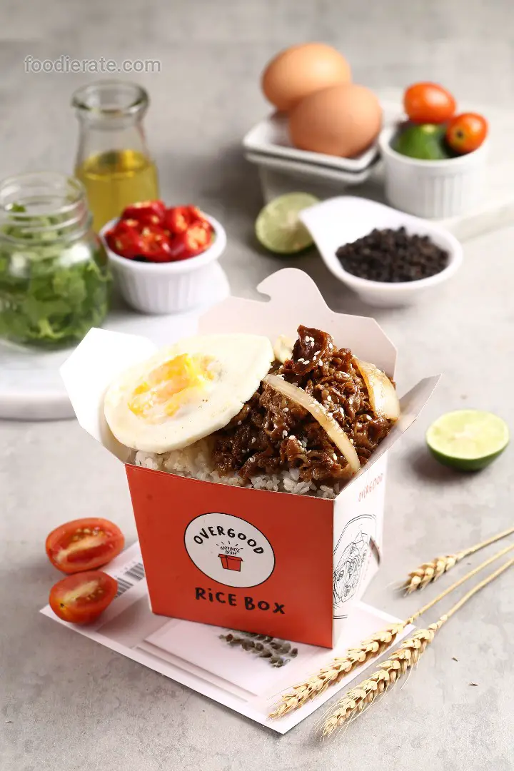 Sambal Matah Chicken Ricebox, Beef Teriyaki Ricebox, Overgood Chicken Ricebox, Blackpepper Chicken Ricebo, Salted Egg Chicken Ricebox