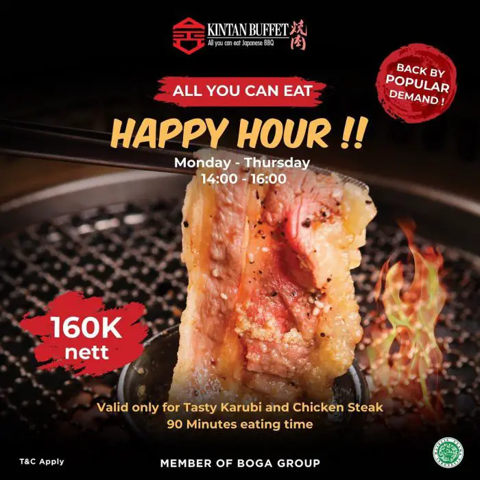 Promo Kintan Buffet All You Can Eat Happy Hour Hanya Rp 160 Ribu Foodierate