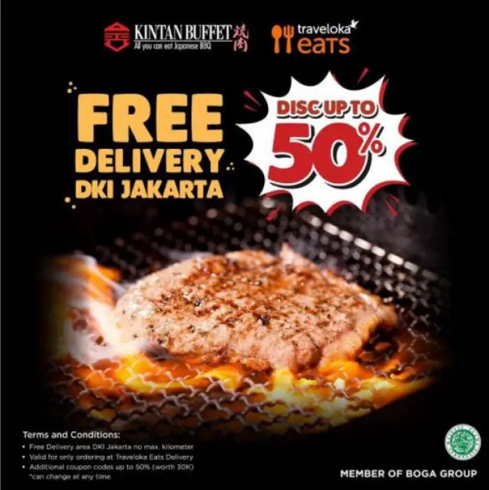 Promo Kintan Buffet Traveloka Eats Delivery Diskon 50 Foodierate 3073