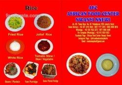 Daftar Harga Menu African Food Center Nwanyi Nnewi