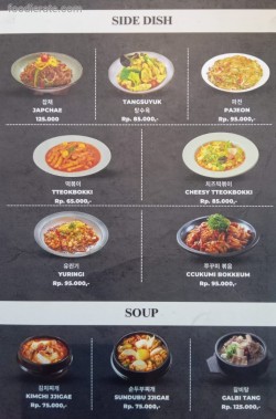 Daftar Harga Menu Baekban by Mr. Park