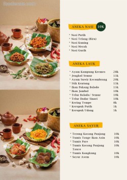 Daftar Harga Menu Sinari Kitchen