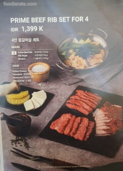 Daftar Harga Menu Sookdal Premium Korean BBQ