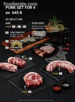 Daftar Harga Menu Sookdal Premium Korean BBQ