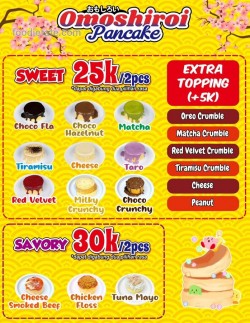 Daftar Harga Menu Omoshiroi Japanese Pancake