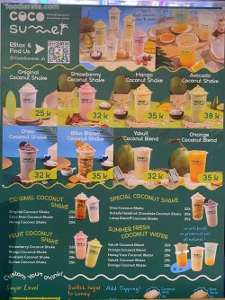 Daftar Harga Menu Coco Summer