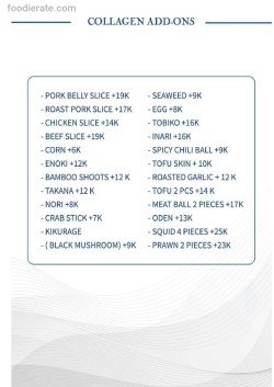 Daftar Harga Menu Hokumori