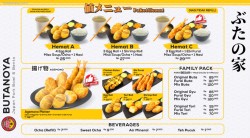 Daftar Harga Menu BUTANOYA