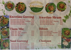 Daftar Harga Menu Kwetiau Alas Daun