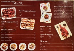 Daftar Harga Menu Restoran Johor Bahru