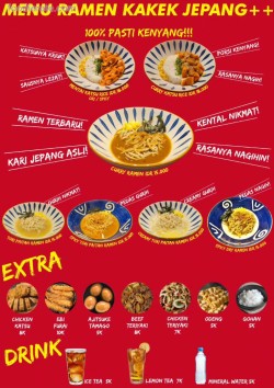 Daftar Harga Menu Ramen Kakek Jepang