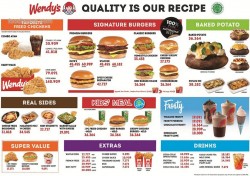Daftar Harga Menu Wendy's