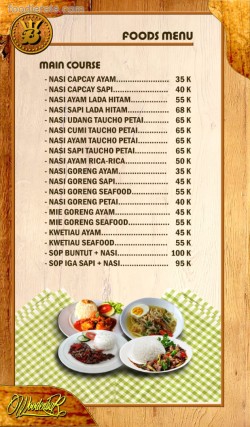 Daftar Harga Menu Wooden Bar