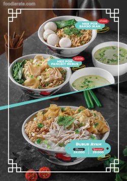 Daftar Harga Menu Kedai Bakmi Baba Oco