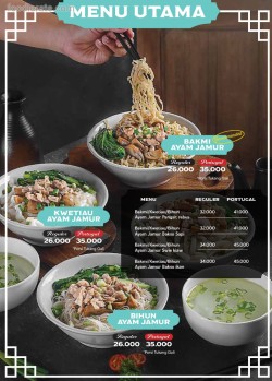 Daftar Harga Menu Kedai Bakmi Baba Oco