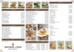 Daftar Harga Menu Imperial Food Restaurant