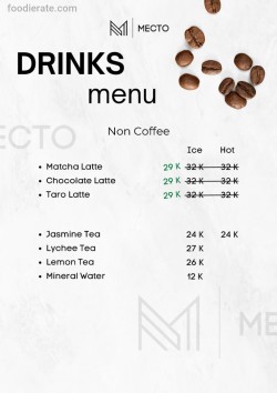 Daftar Harga Menu Mecto