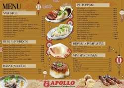 Daftar Harga Menu Apollo Nasi Ayam Hainam