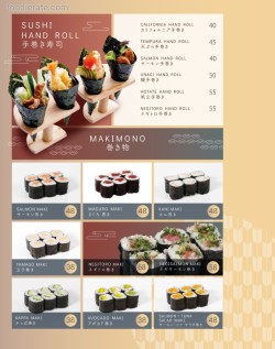 Daftar Harga Menu Sushi Matsu