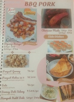 Daftar Harga Menu Bakmie Akhwang