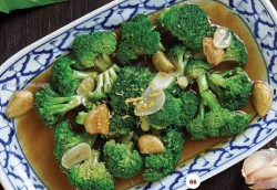 Broccoli With Garlic Jittlada Restaurant