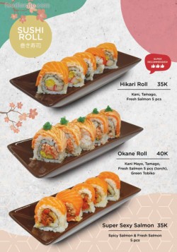 Daftar Harga Menu Sushimas