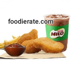King's Jr 3: 3 Pcs Chicken Nuggets + Fries + Milo Burger King
