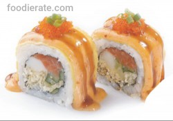 Spicy Tamago Salmon Roll Sushi Go!