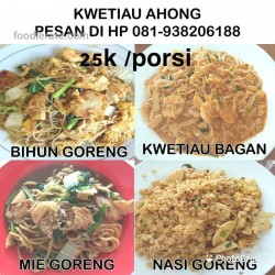 Daftar Harga Menu Kwetiau Ahong