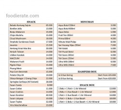 Daftar Harga Menu D' Cika Cake & Bakery