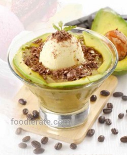 Avocado Coffe With Ice Cream Zangrandi Grande