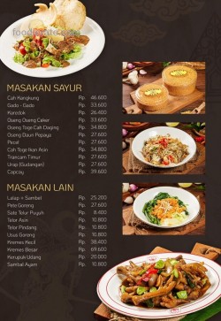 Daftar Harga Menu Ayam Goreng Ny. Suharti