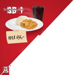 Paket Super Besar 1: 1 Pc Ayam + Nasi + Pepsi KFC