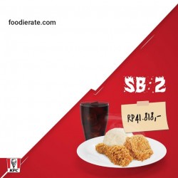 Paket Super Besar 2: 2 Pcs Ayam + Nasi + Pepsi KFC