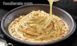 Spaghetti Creamy Carbonara Platinum Grill