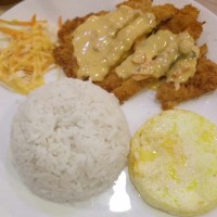Chicken Katsu Rice + Egg Ropang King