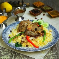 Ruz Mandhi / Biryani With Lamb El Chef Grill