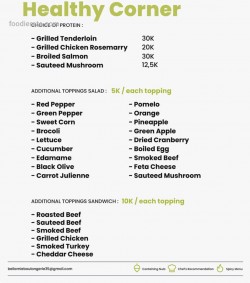 Daftar Harga Menu Bellamie Boulangerie