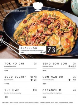 Daftar Harga Menu Korean House