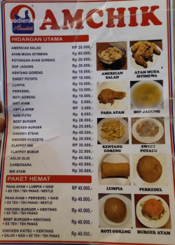 Daftar Harga Menu American Fried Chicken