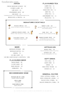 Daftar Harga Menu William's