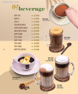 Daftar Harga Menu Ah Mei Cafe