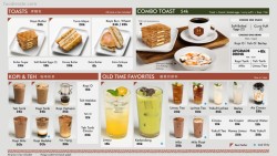 Daftar Harga Menu Hang Tuah Kopi & Toastery