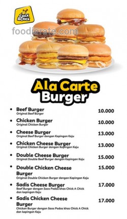 Daftar Harga Menu Chick a Chick