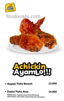 Daftar Harga Menu Chick a Chick